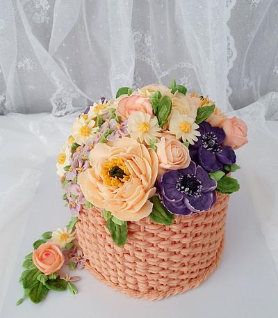 Basket cake - Cake by ERENHURIYE
