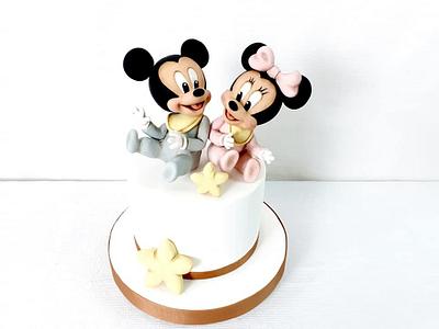 Mickey/Minnie babies - Cake by Nicole Veloso