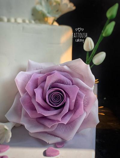 Engagement cake /wedding cake   - Cake by Fattoush 