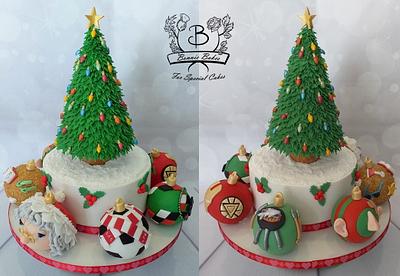 Christmas bauble cake - Cake by Bonnie Bakes UAE