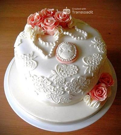 Vintage cake - Cake by Monica Garzon Hoheb