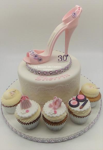 Pink Stiletto Shoe Cake - Cake by Lily Blossom Cake Creations