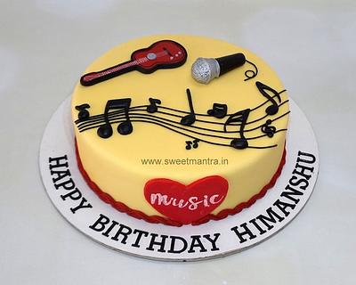Music lover cake - Cake by Sweet Mantra Homemade Customized Cakes Pune