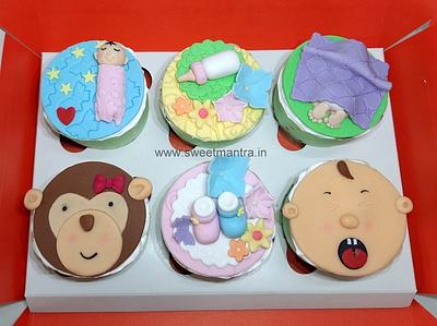 Mom to be cupcakes - Cake by Sweet Mantra Homemade Customized Cakes Pune