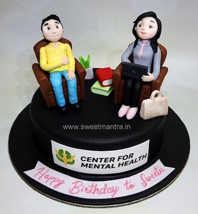 Psychiatrist cake - Cake by Sweet Mantra Homemade Customized Cakes Pune