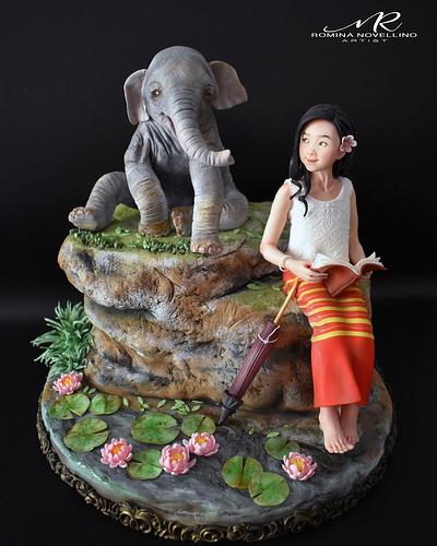 Thai Little Friends ❤️ - Cake by Romina Novellino