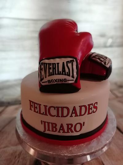 Boxing Gloves - Cake by Fernandas Cakes And More