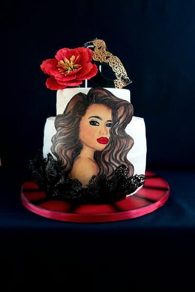 Cake for women elegant - Cake by Elena Golemanova