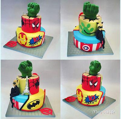 Superhero cake - Cake by Mervat Abu