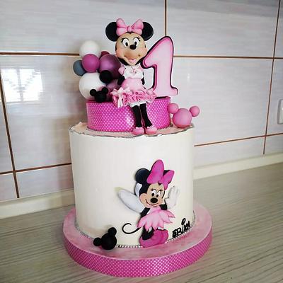 Minnie Mouse cake for my niece - Cake by Tortalie