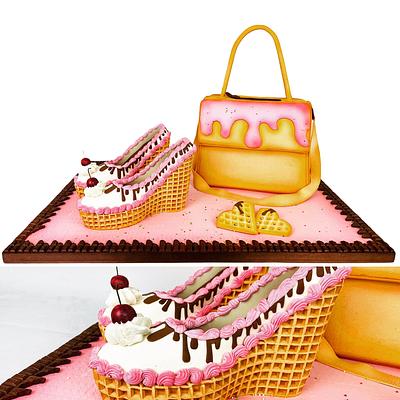 Shoe bakery - Cake by Cindy Sauvage 