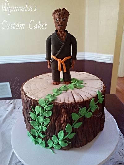 Karate Groot Cake - Cake by Wymeaka's Custom Cakes