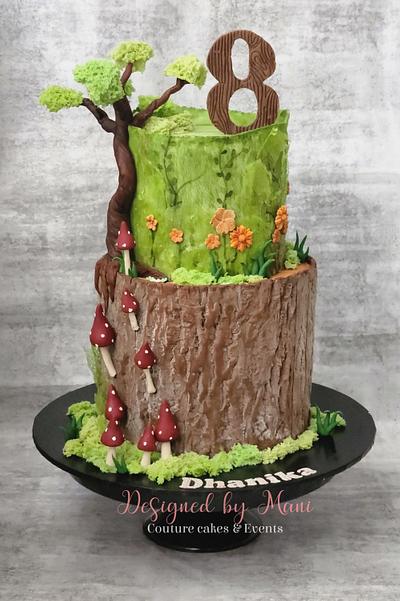Nature inspired Birthday Cake  - Cake by designed by mani