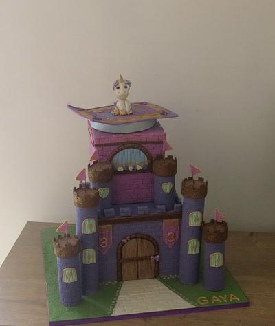 The Castle of the Unicorn and the Magical Carpet - Cake by The Garden Baker