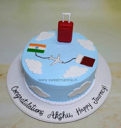 Qatar travel cake - Cake by Sweet Mantra Homemade Customized Cakes Pune