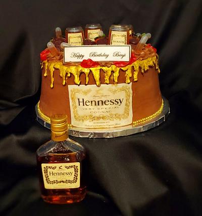 Hennessy Birthday Cake - Cake by Celene's Confections
