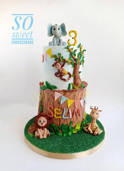 Jungle cake - Cake by SoSweetbyAlaaElLithy