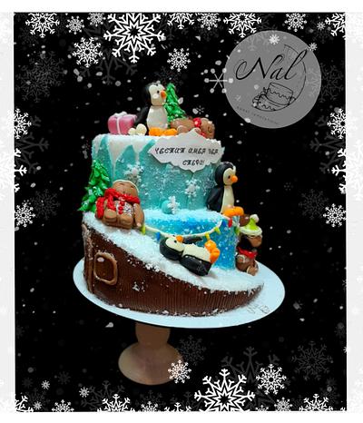 Зимна приказка - Cake by Nal