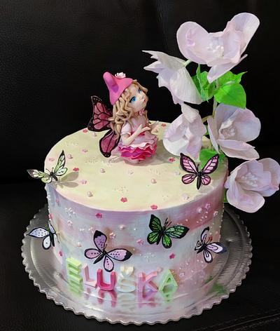 Butterfly fairy - Cake by OSLAVKA