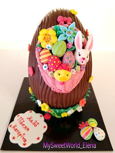 Easter egg basket  - Cake by My Sweet World_Elena