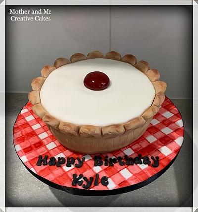 A Bakewell tart or a cake? - Cake by Mother and Me Creative Cakes