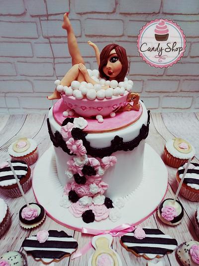 Cake weeding  - Cake by Dalia abo hegazy