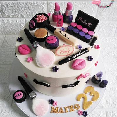 MAKE UP CAKE  - Cake by EmyShalaby