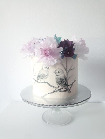 Birds - Cake by Annbakes