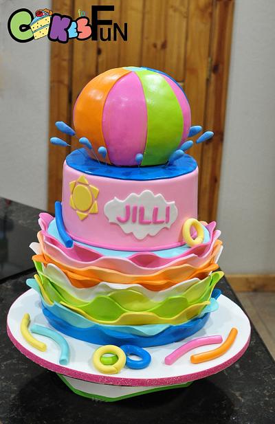 Pool party fun - Cake by Cakes For Fun