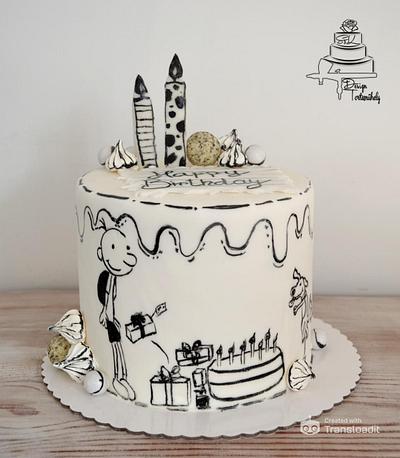 Diary of a Wimpy Kid Cake - Cake by Krisztina Szalaba