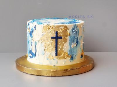 Blue Cross - Cake by Assifa