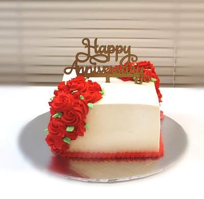 Wedding Anniversary Cake - Cake by Shilpa Kerkar