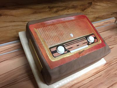 Retro radio - Cake by malinkajana