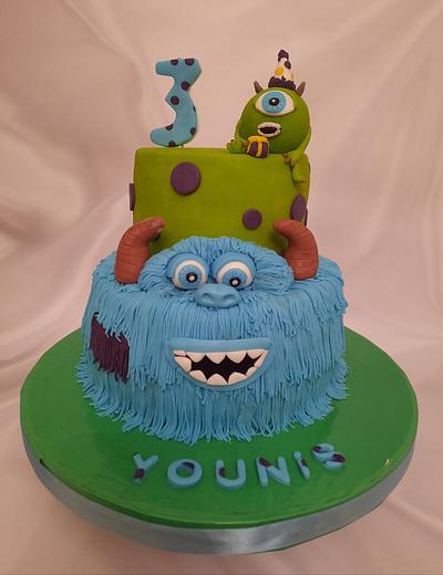 "Monster Inc. Cake" - Cake by Noha Sami