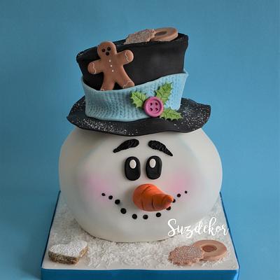 Snowman Cake  - Cake by Susanne Zöchling