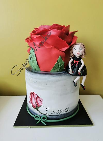 3D rose  - Cake by Stamena Dobrudjelieva