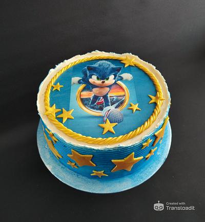 Sonic - Cake by Mischell