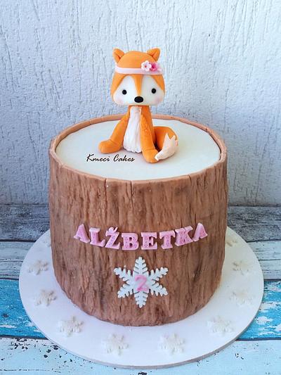 Little Fox - Cake by Kmeci Cakes 