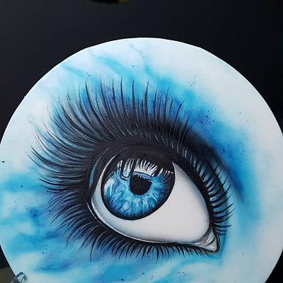 The Eye 2 - Cake by Mariya's Cakes & Art - Chef Mariya Ozturk