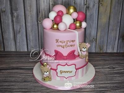 Teddy bears balloons cake - Cake by Daria Albanese