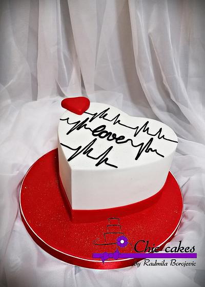 Cake heart - Cake by Radmila