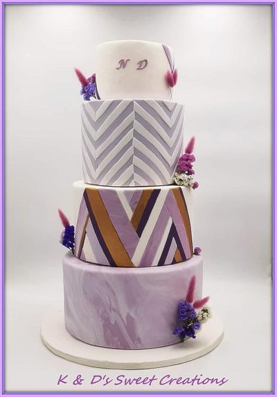 Wedding cake  - Cake by Konstantina - K & D's Sweet Creations