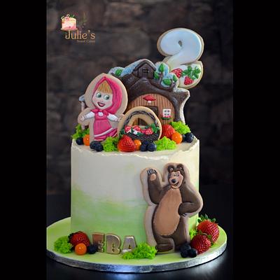 Masha and the bear cake  - Cake by Julie's Sweet Cakes