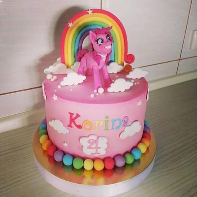Pinkie pie cake - Cake by Tortalie