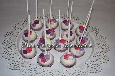 Cakepops flowers - Cake by Daria Albanese