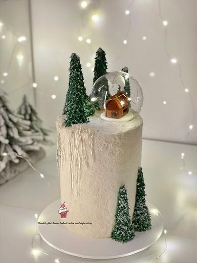 White Christmas - Cake by Maria's