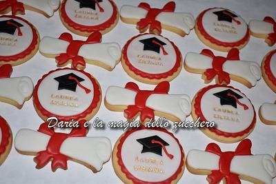 Graduation cookies - Cake by Daria Albanese