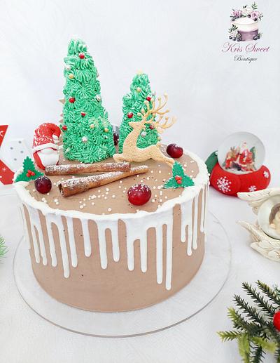 Christmas in the forest  - Cake by Kristina Mineva