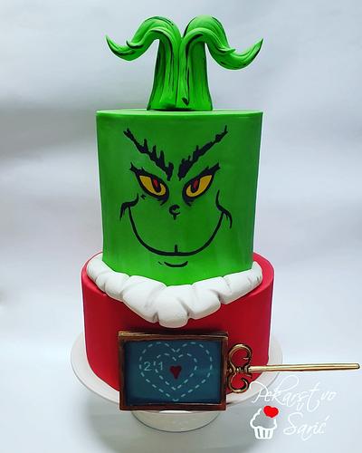 You're a mean one, Mr. Grinch! 💚 - Cake by Ana