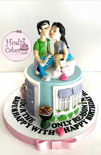 Lovers Cake - Cake by Hend Taha-HODZI CAKES